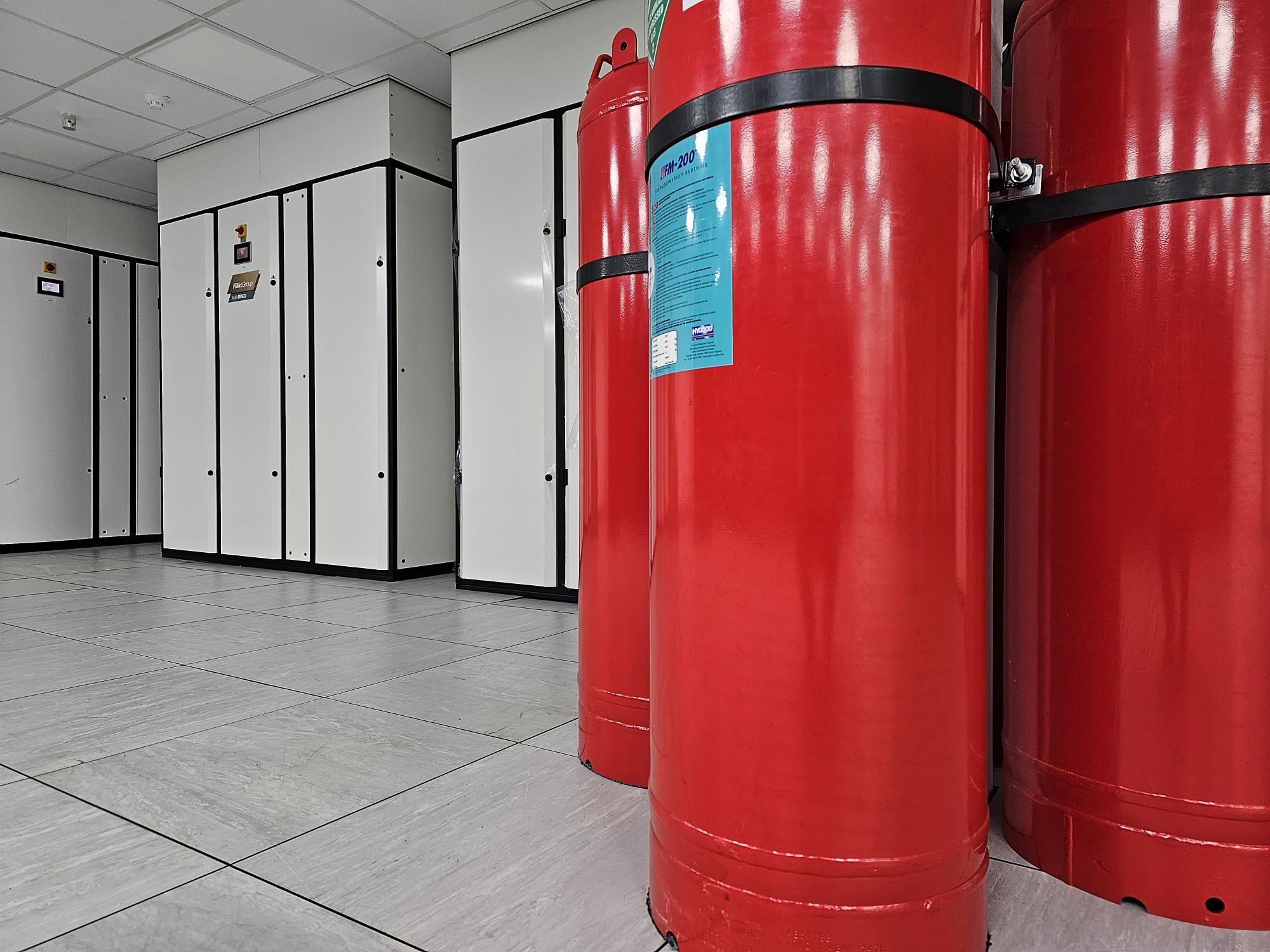 Cooling systems in VeloxServ Wolverhampton colocation facility